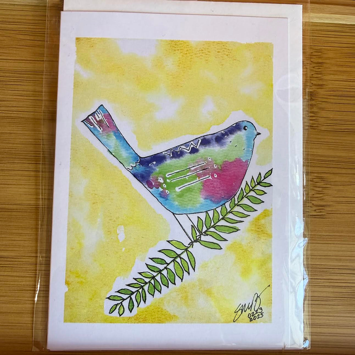 Greeting Card - bird by Suzanne Brazil