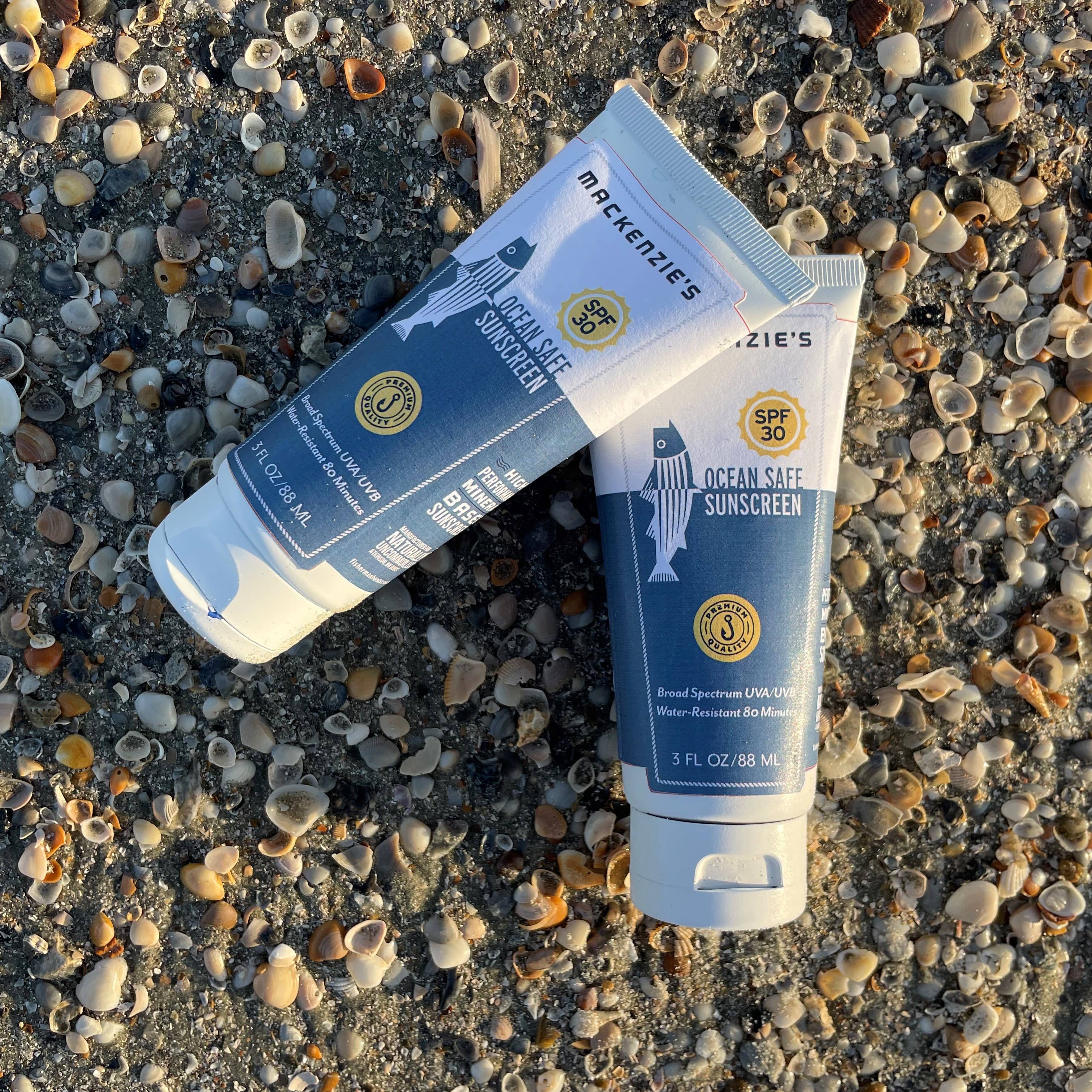 MacKenzie's Fisherman SPF 30 Ocean Safe Sunscreen- 3 fl oz