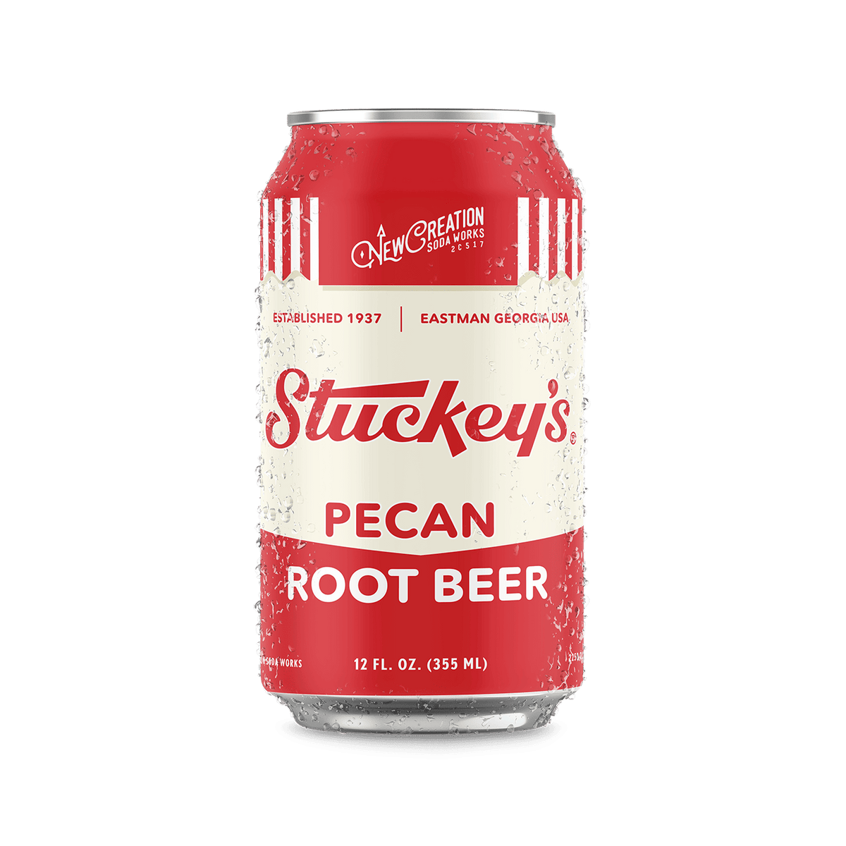 New Creation Soda Works Stuckey's Pecan Root Beer