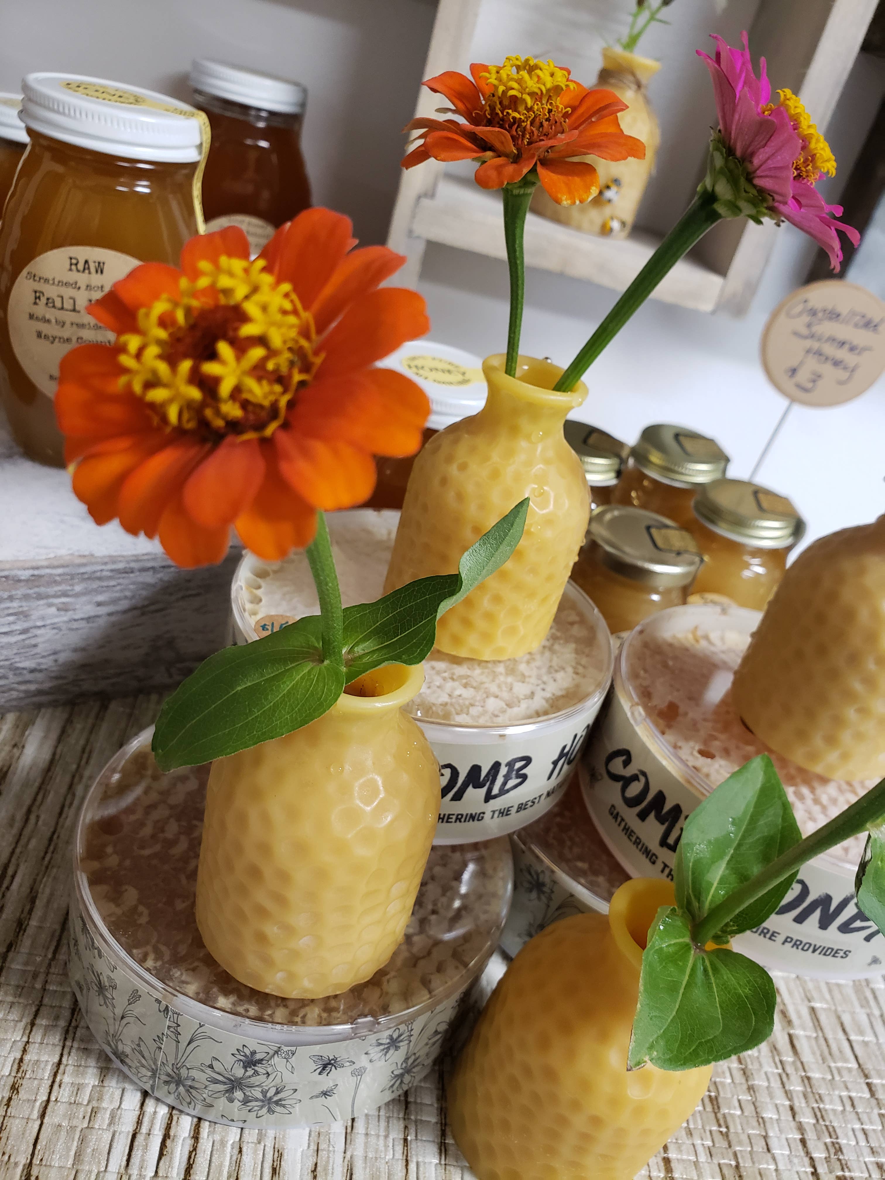 The North Bee Beeswax Bud Vase