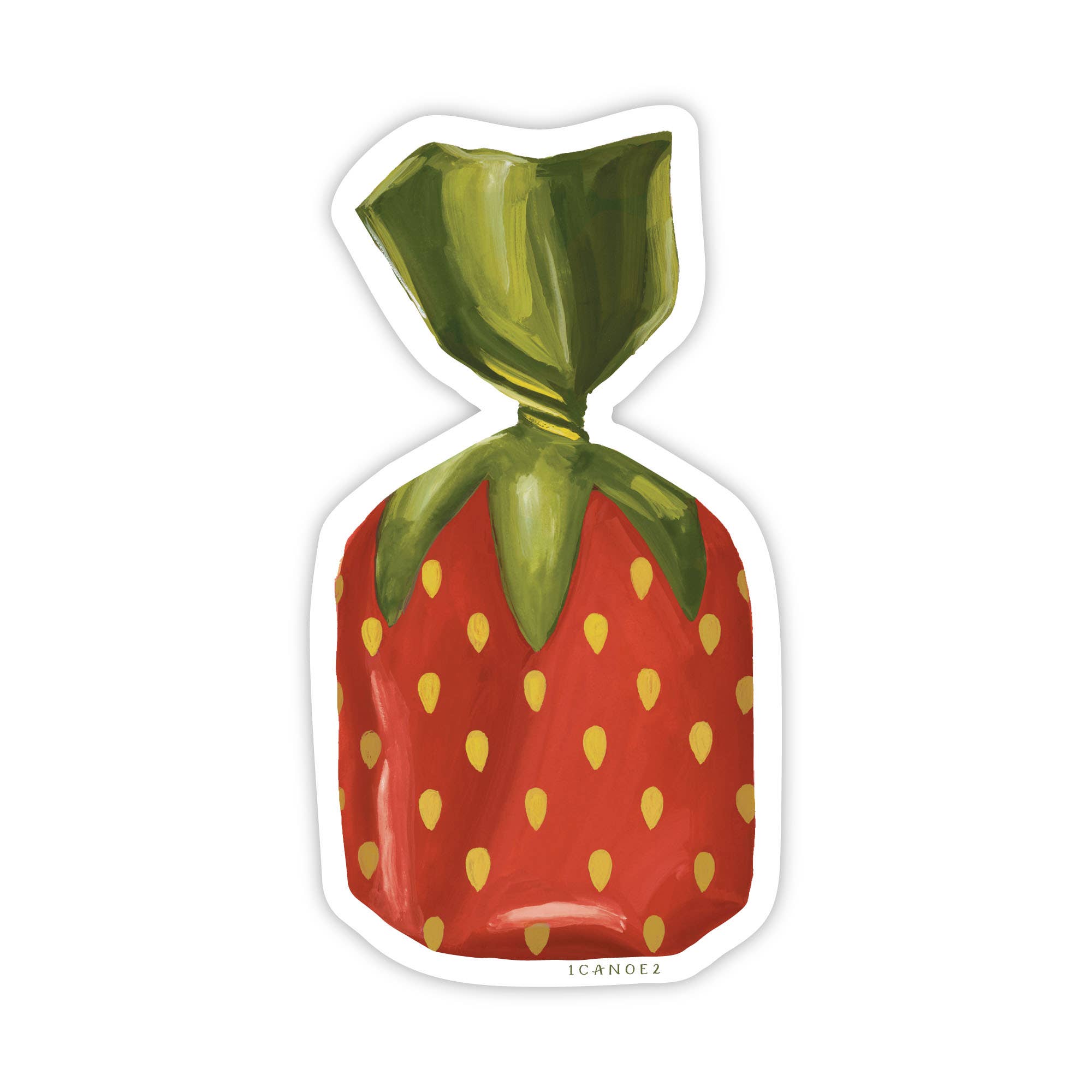 Sticker - Strawberry Candy Decal
