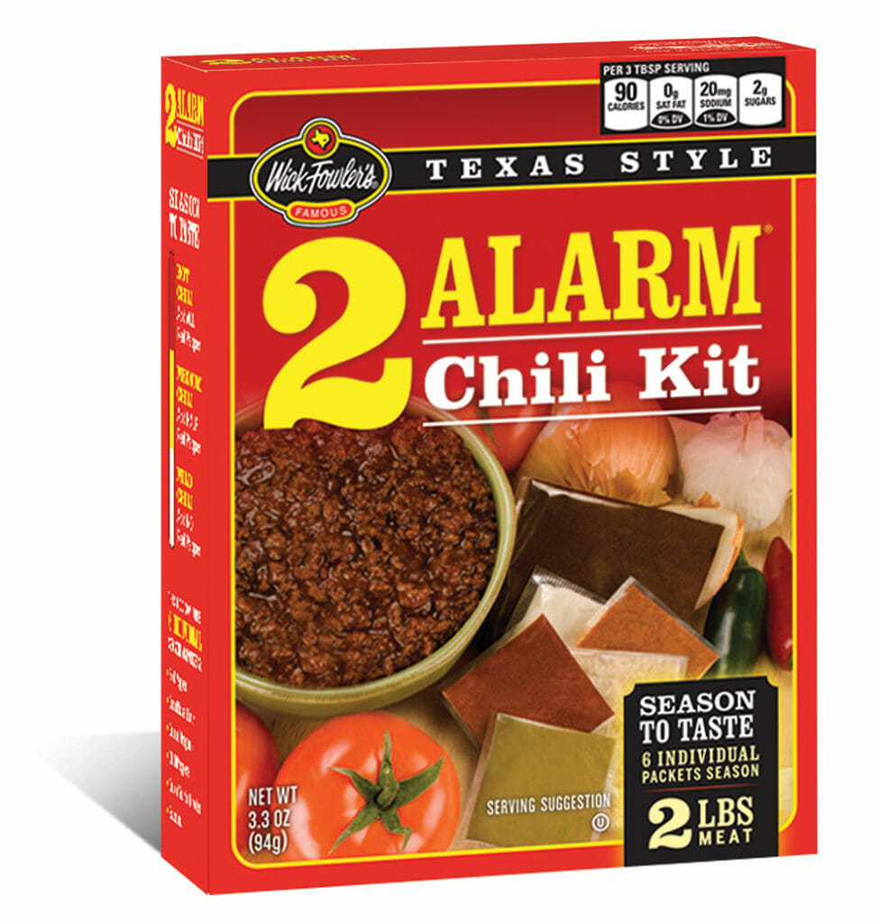 Wick Fowler's Texas Style 2 Alarm Chili Kit