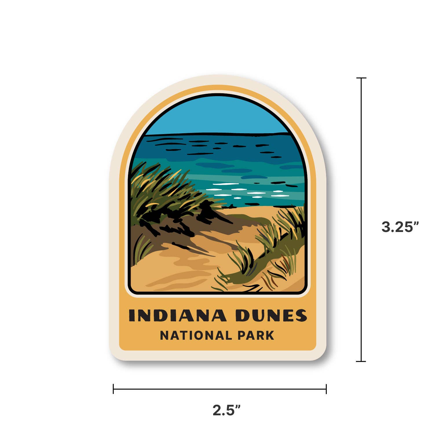 Sticker - Indiana Dunes National Park