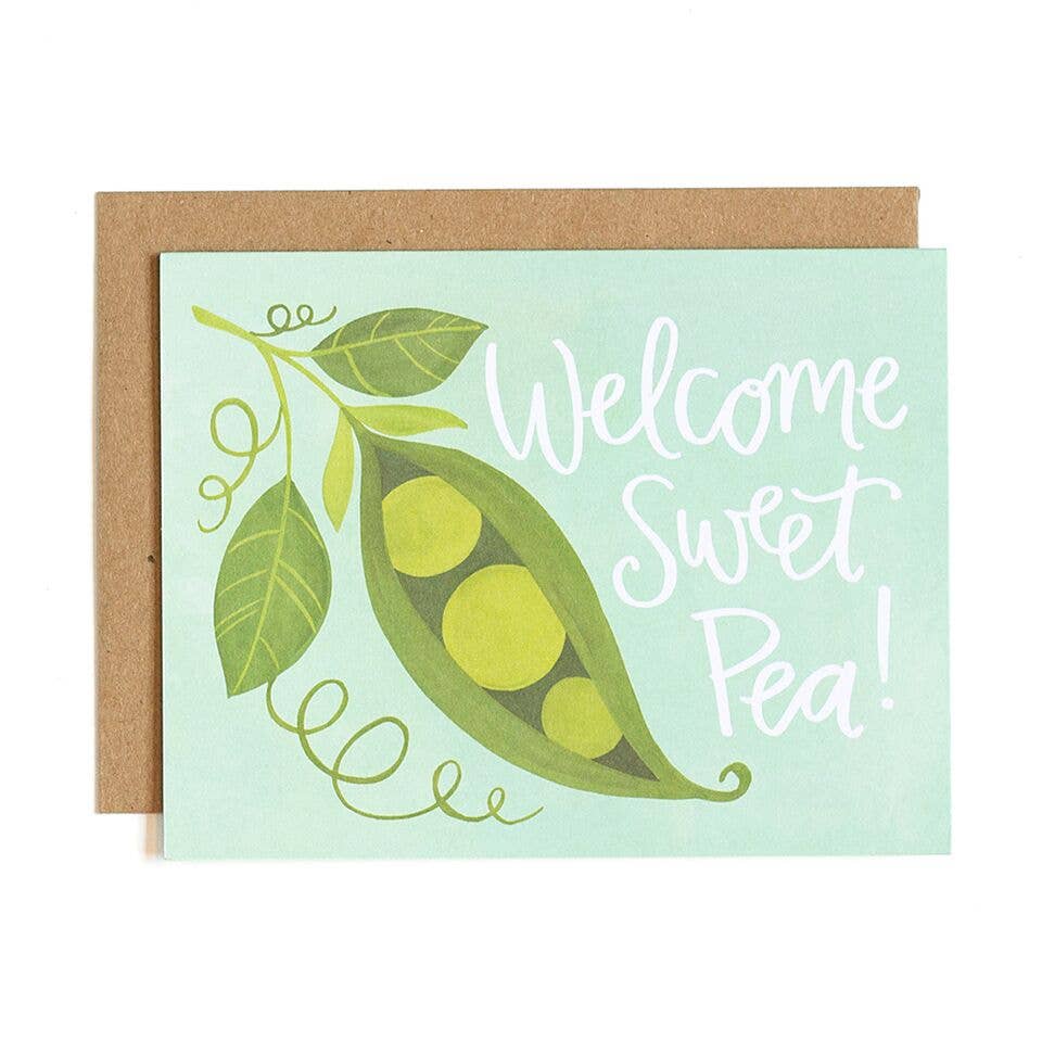 Greeting Card - Sweet Pea Baby