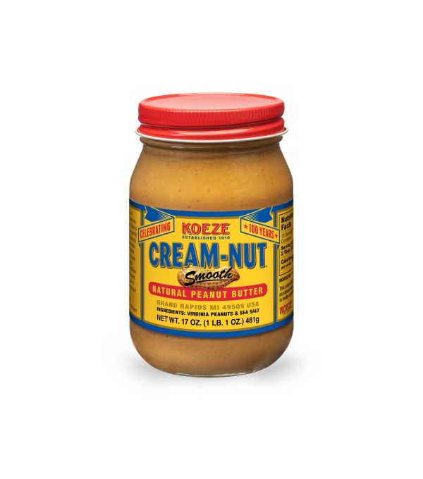 Koeze Cream-Nut All Natural Peanut Butter - Smooth