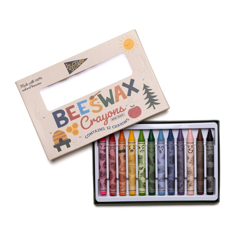 123 Farm 12 Beeswax Crayons – Non-Toxic, Kid-Friendly Design