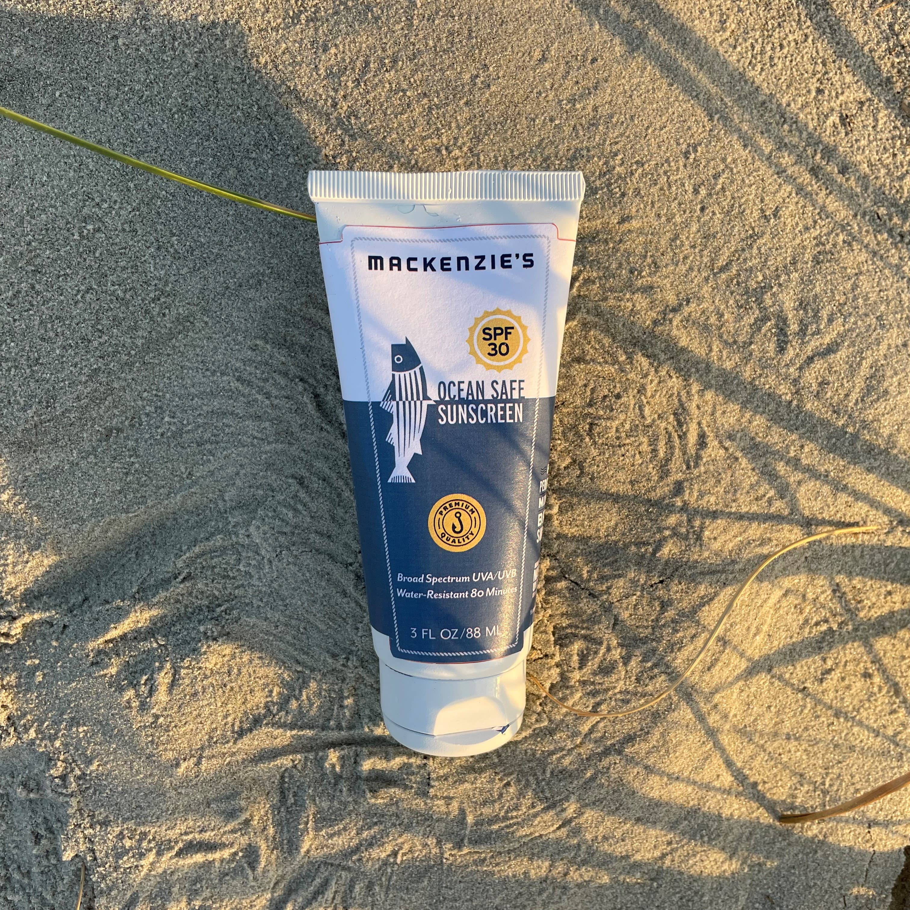 MacKenzie's Fisherman SPF 30 Ocean Safe Sunscreen- 3 fl oz