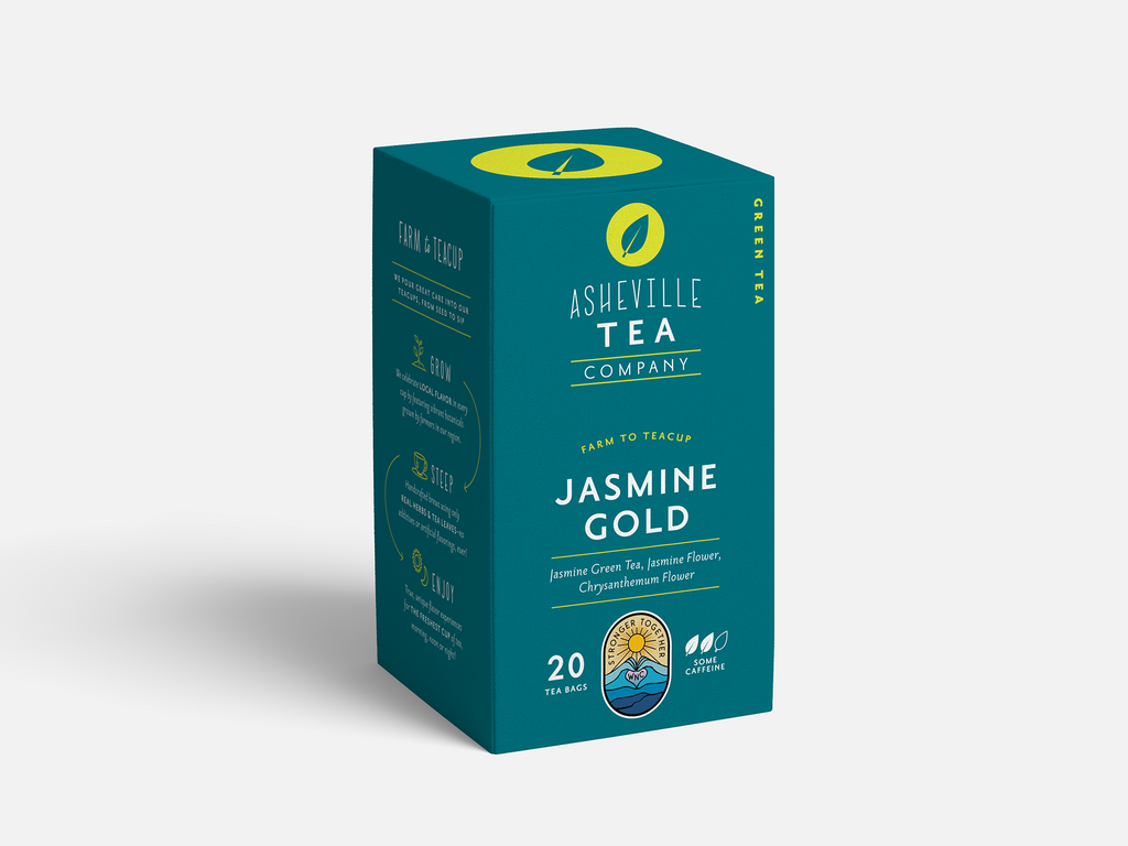 Tea Box with Jasmine Gold individual Tea Bags