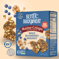 Wild Blueberry Walnut Crisps | Gluten-Free Crackers | Snacks