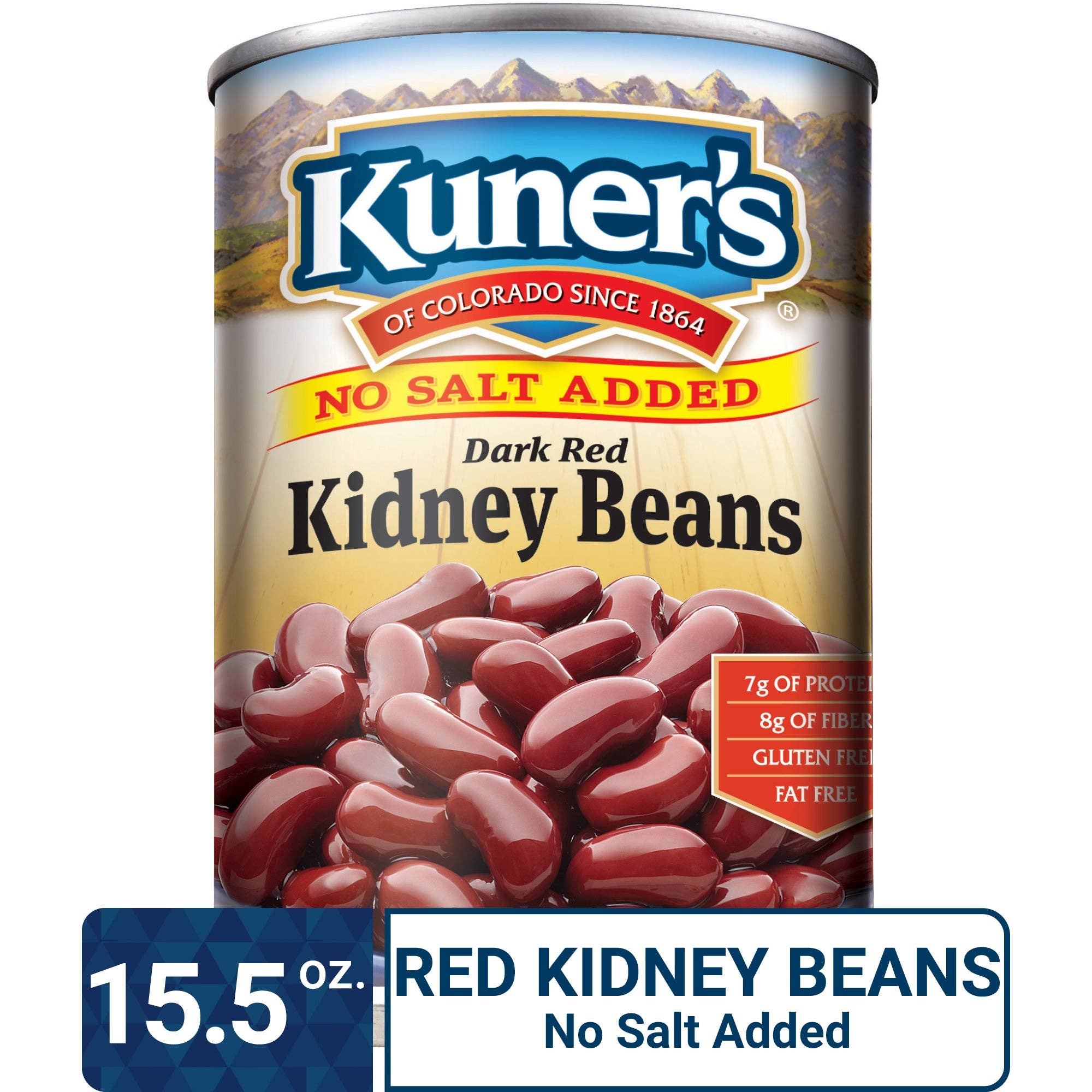 Kuner's Kidney Beans No Salt Added, 15.5oz