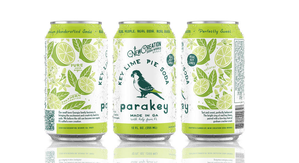 New Creation Parakey - Key Lime Pie Soda