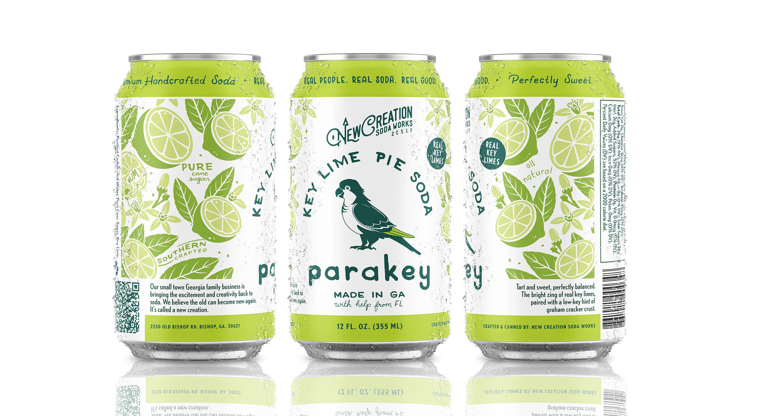 New Creation Parakey - Key Lime Pie Soda