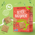 Better with Buckwheat Rosemary + Herbs Crackers | Gluten-Free