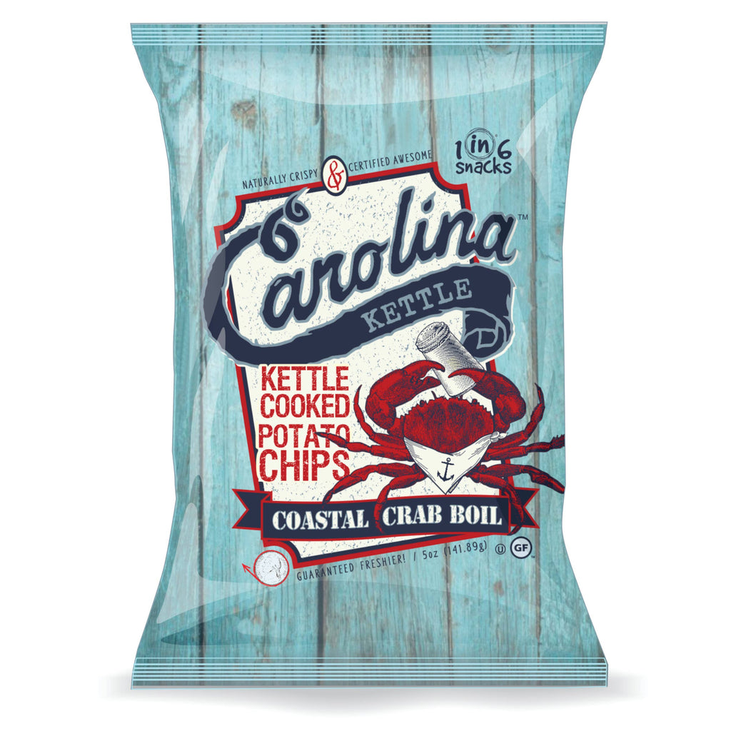 Carolina Kettle Crab Boil Carolina Kettle Chips, 2 oz