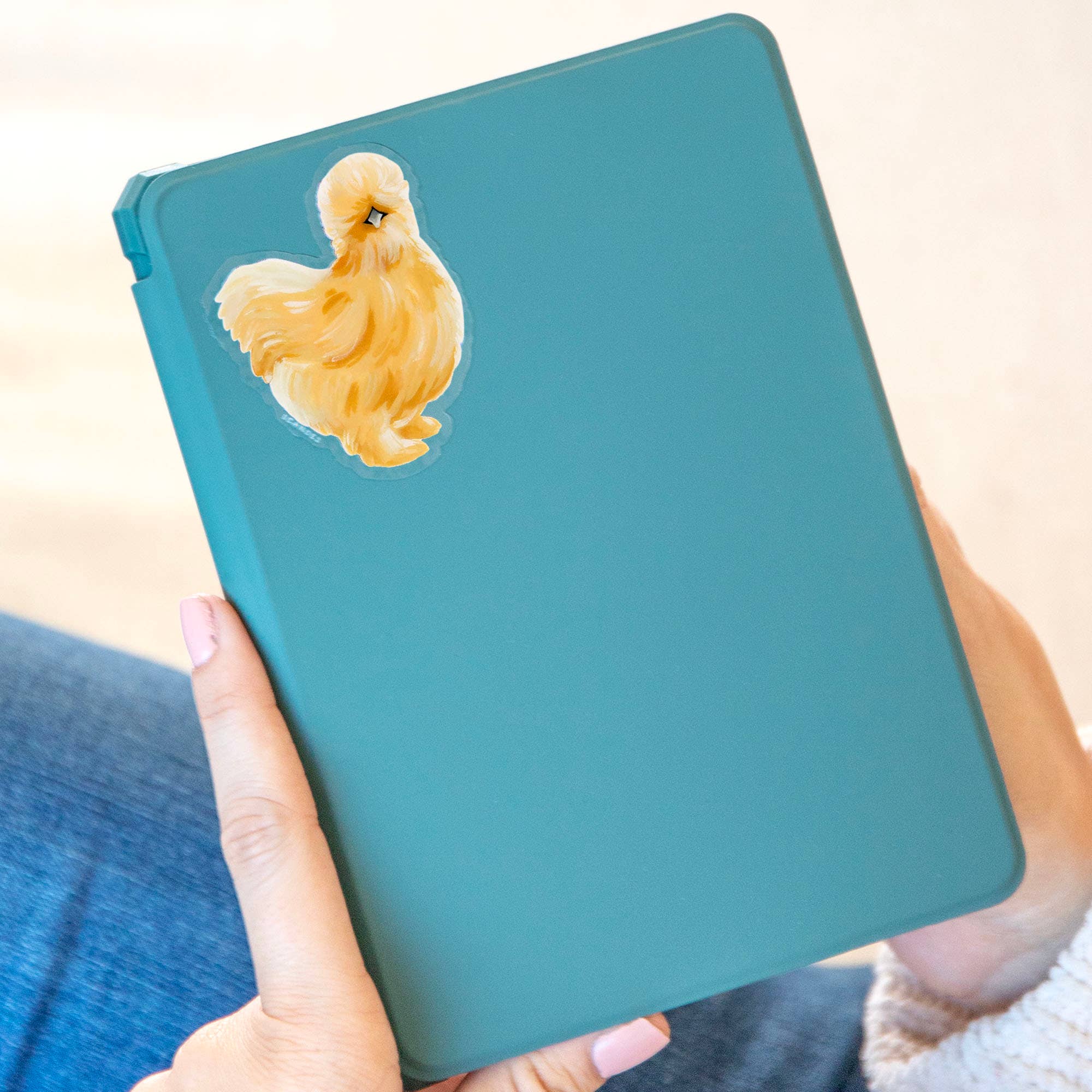 Sticker - Silky Chicken Clear Decal