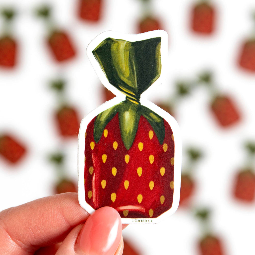Sticker - Strawberry Candy Decal