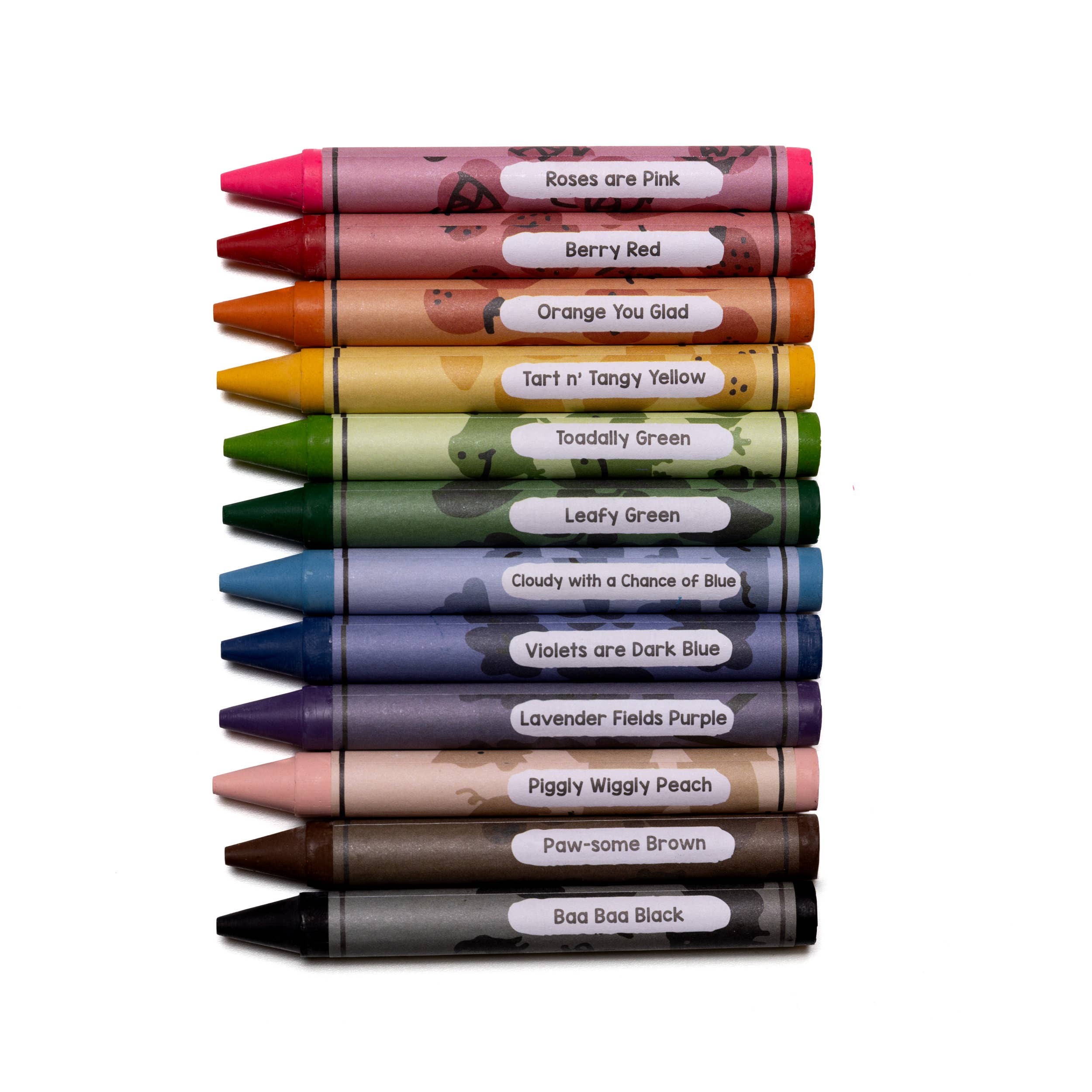 123 Farm 12 Beeswax Crayons – Non-Toxic, Kid-Friendly Design
