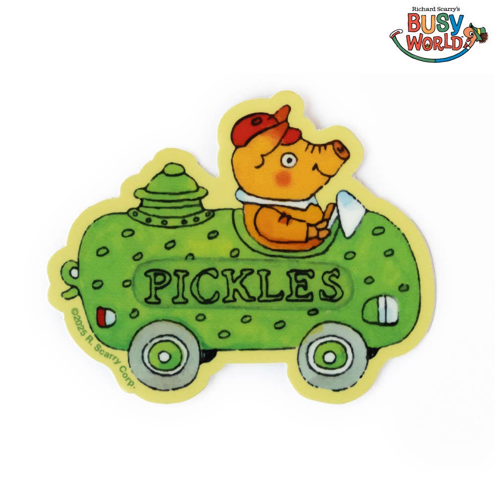 Sticker - Three Potato Four x Richard Scarry® - Pickle Car