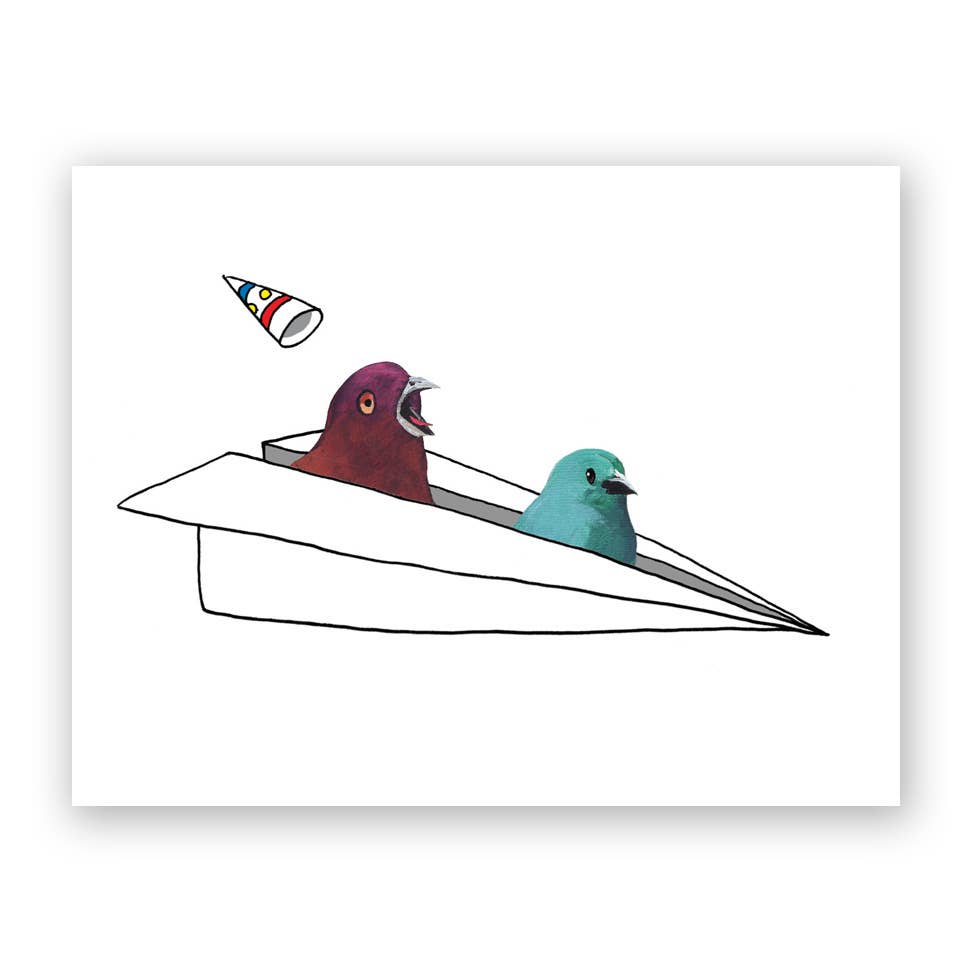Greeting Card - Airplane Themed Birthday