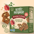 Savory Fig & Thyme Crisps | Gluten-Free Crackers | Snacks