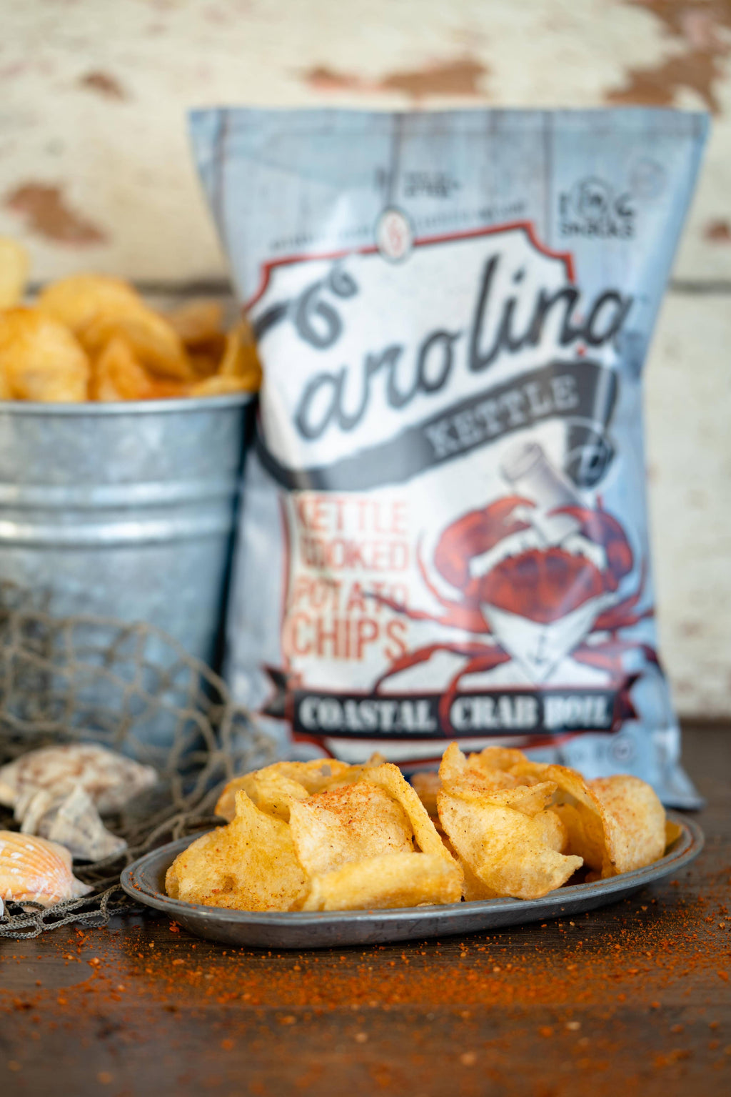 Carolina Kettle Crab Boil Carolina Kettle Chips, 2 oz