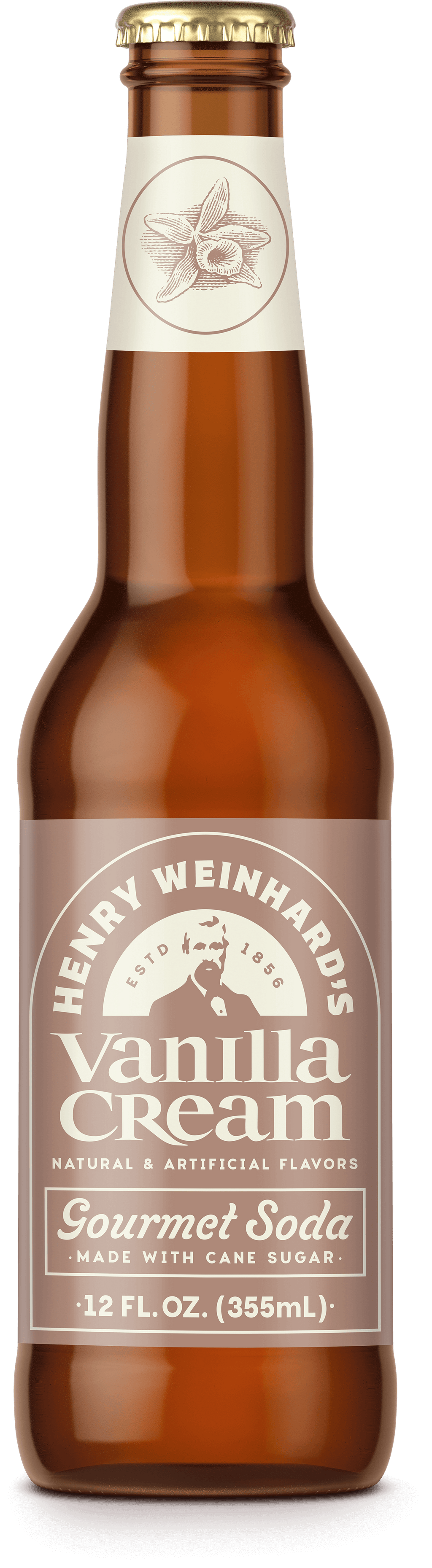 Henry Weinhard Vanilla Cream, 12oz Glass Bottle