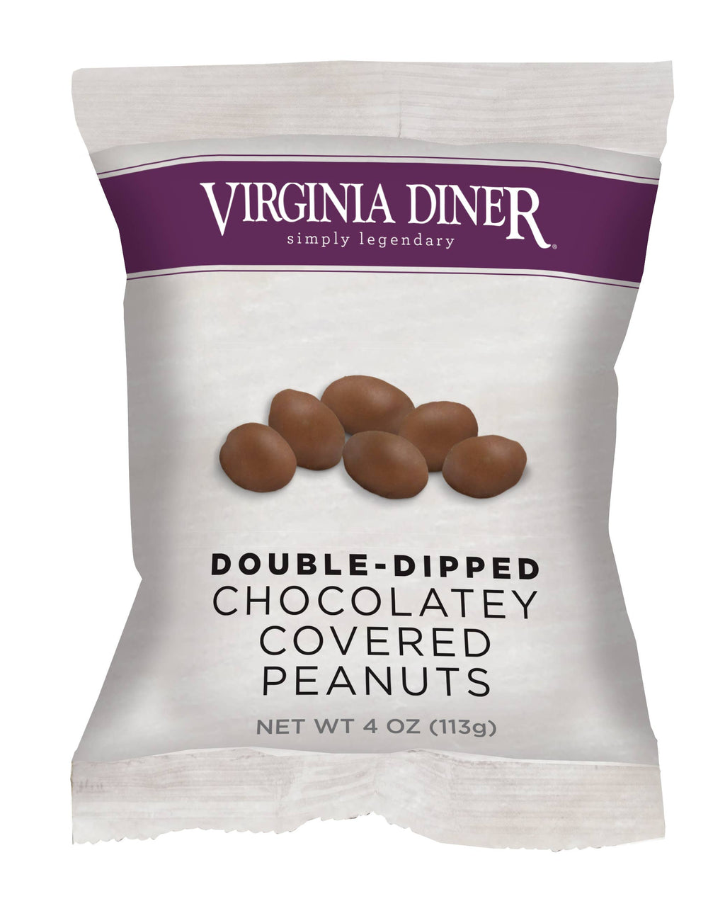 Virginia Diner 4 oz Chocolatey Double-Dipped Peanut Bag