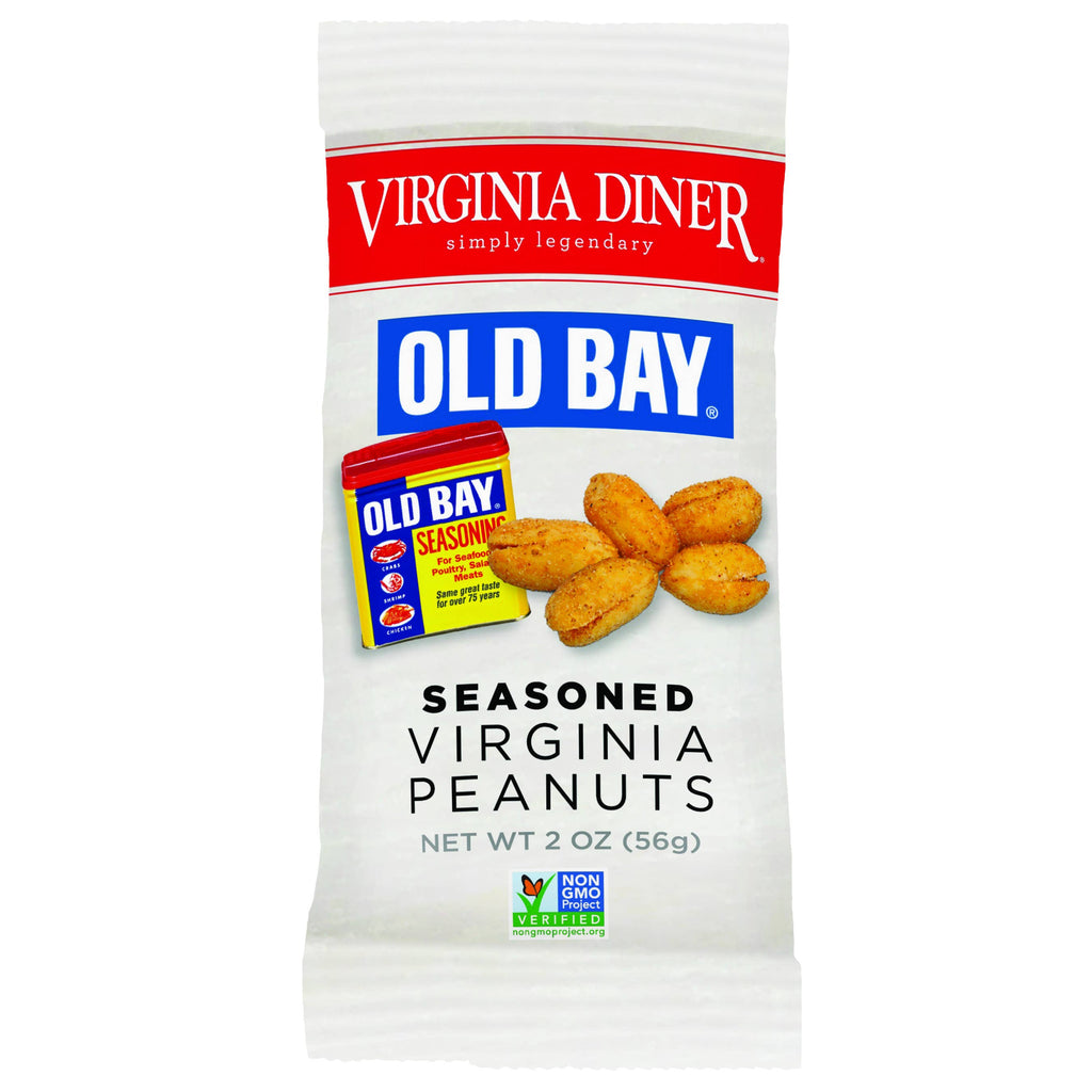 Virginia Diner Old Bay Seasoned Virginia Peanuts Snack Bag (2oz)