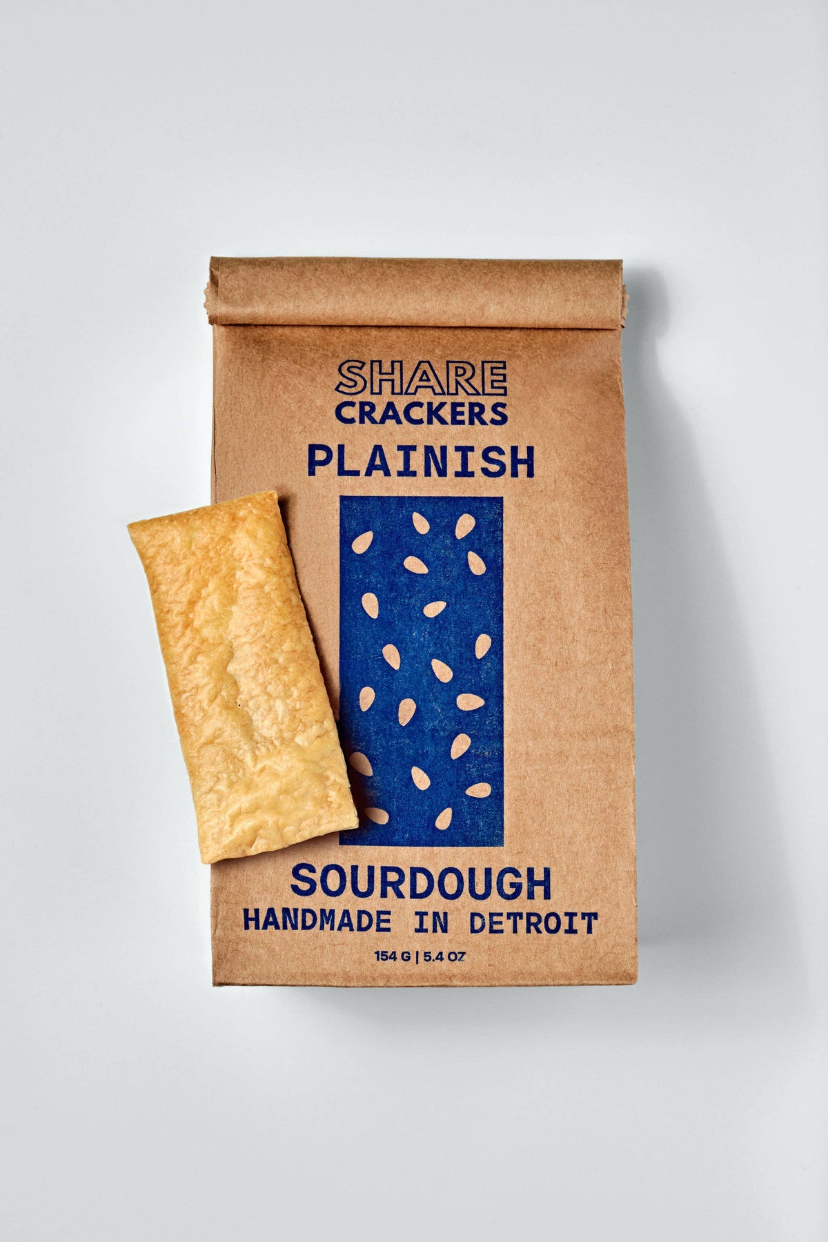 Share Crackers Plainish Sourdough Crackers