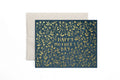 Greeting Card - Mother's Day Navy Floral Greeting Card