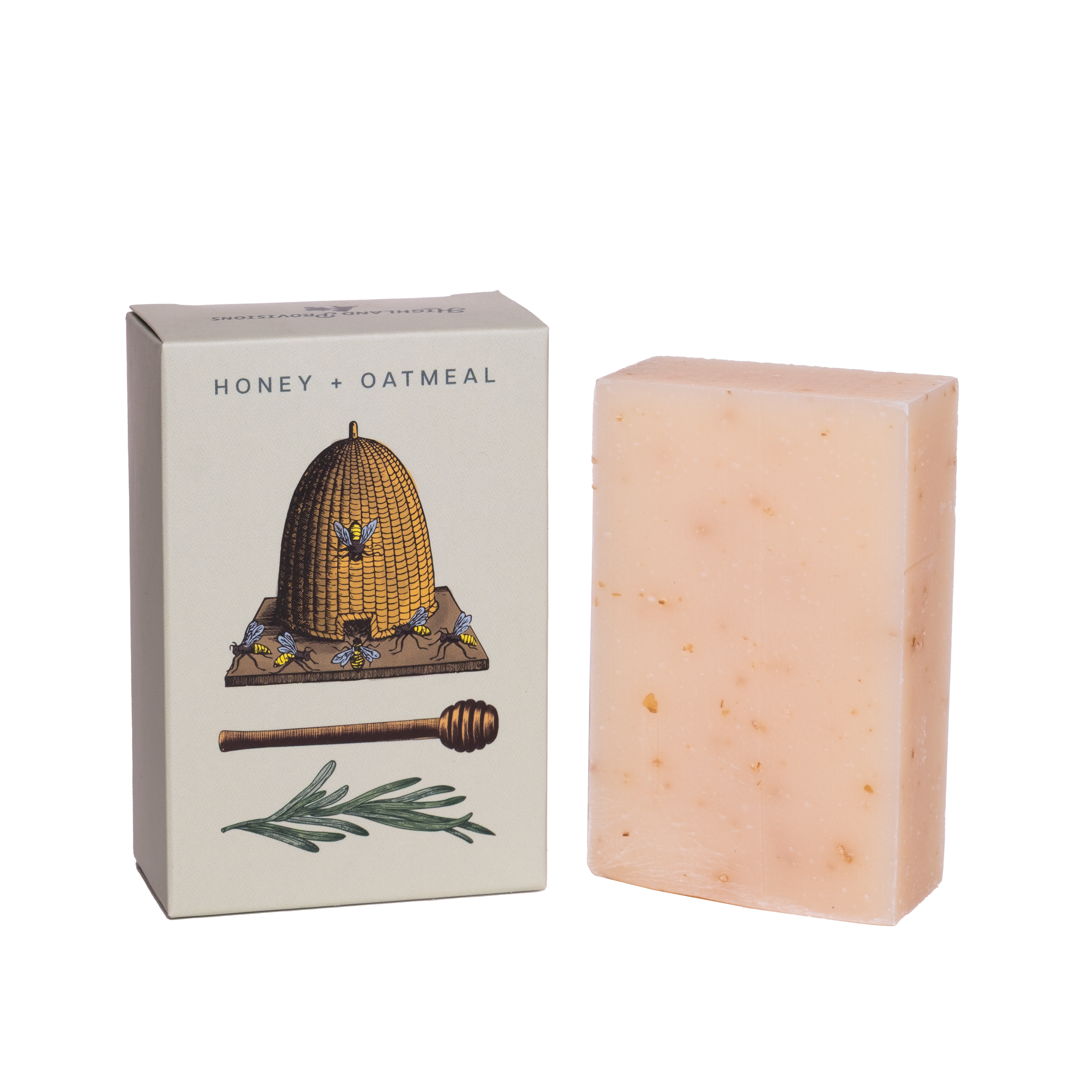 123 Farm Honey + Oatmeal | Organic Bar Soap, 4 oz