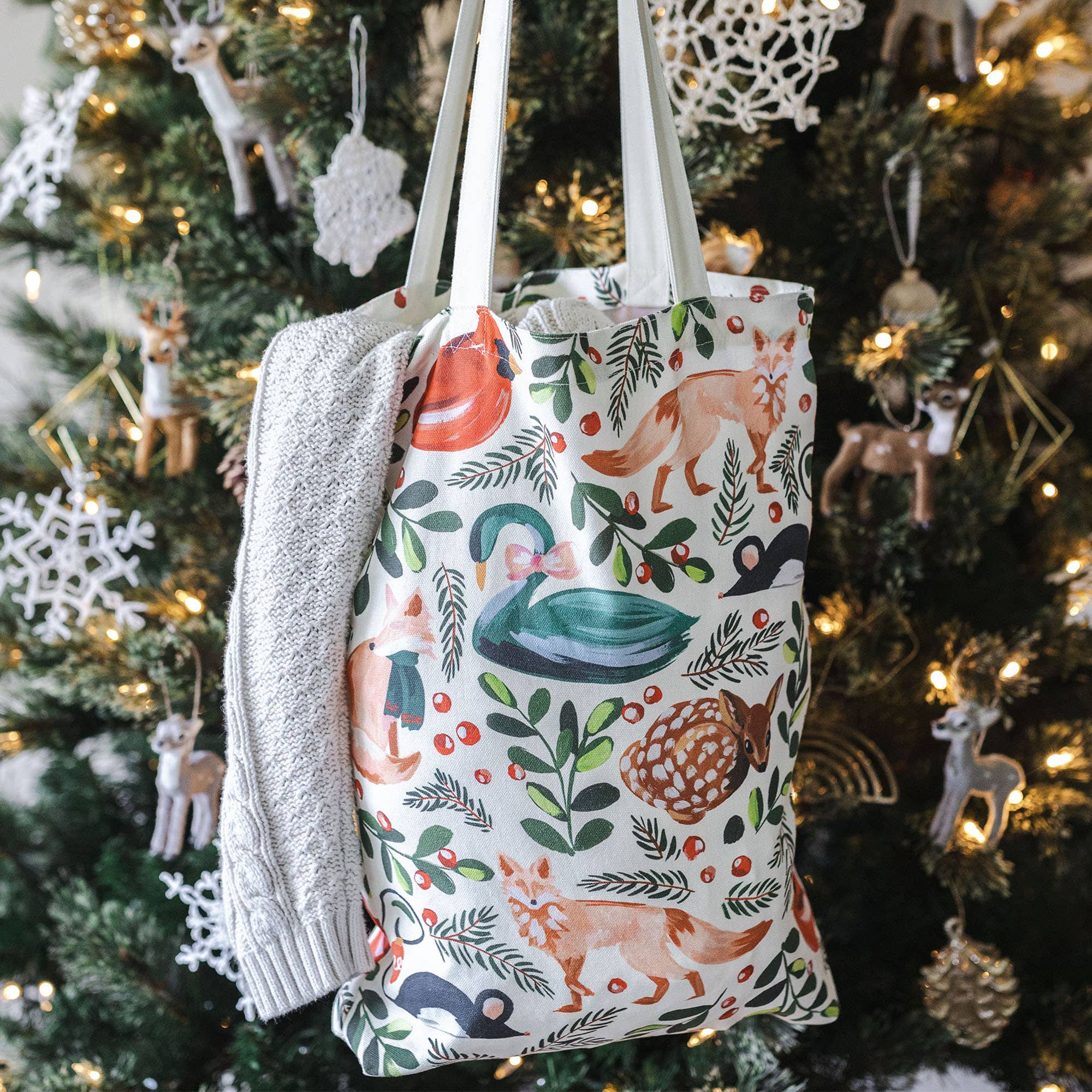 Woodland Animals Tote