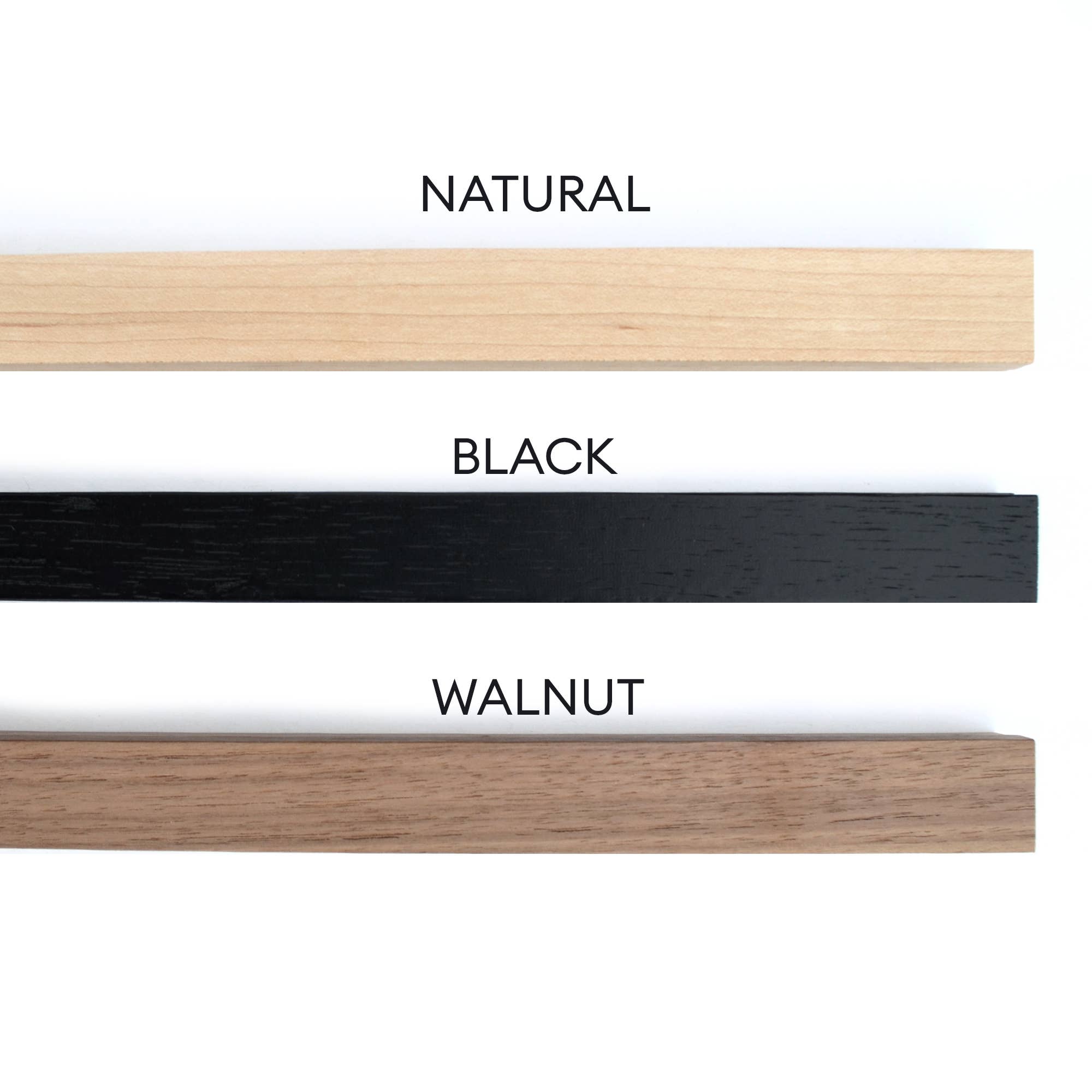 Magnetic Wood Hanging Poster Frame  18" Natural