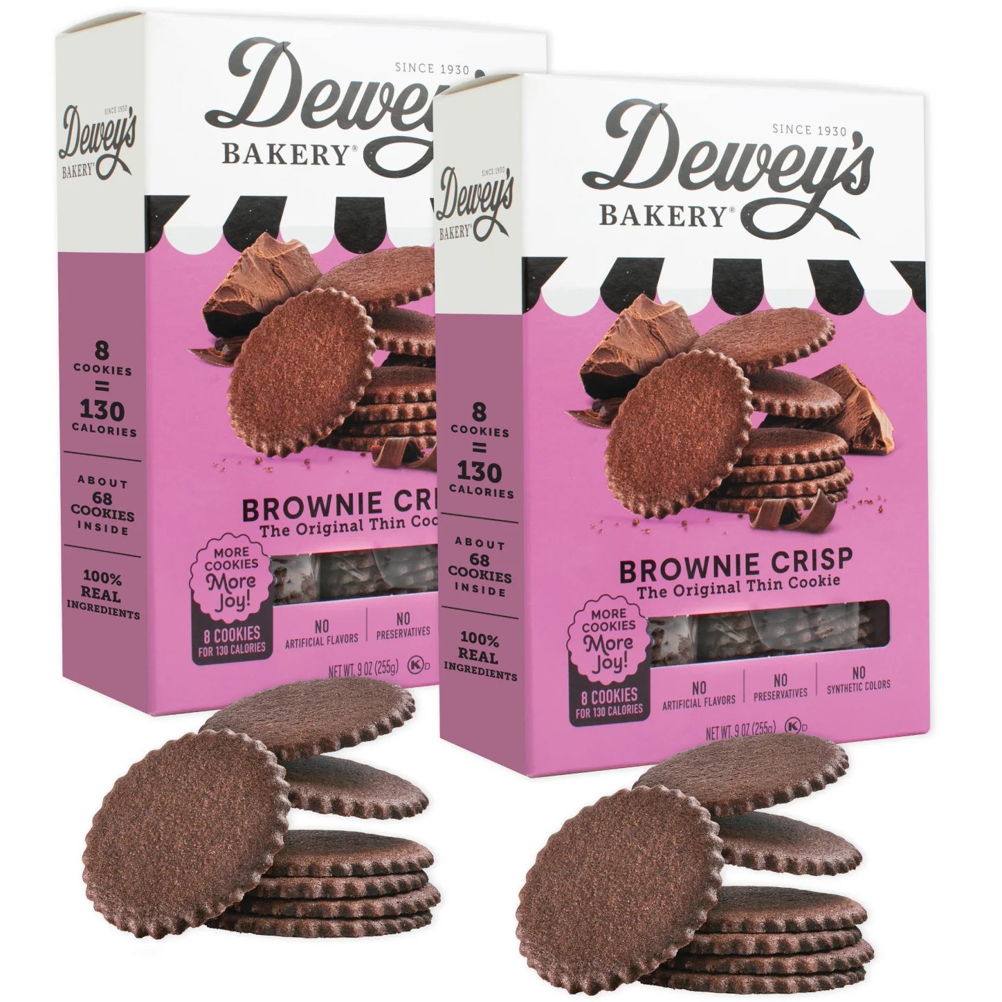 Dewey's Bakery Brownie Crisp Original Thin Cookies, 9 oz.