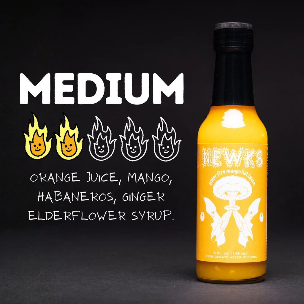 Newks 'Elderfire Mango' Hot Sauce (Medium)