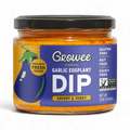 Growee Garlic Eggplant Dip, Sauce, Spread, Plant-Based (12 oz)