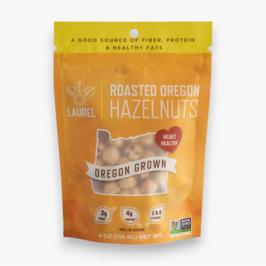 Laurel Foods Hazelnut Kernels, Dry Roasted, 4 oz