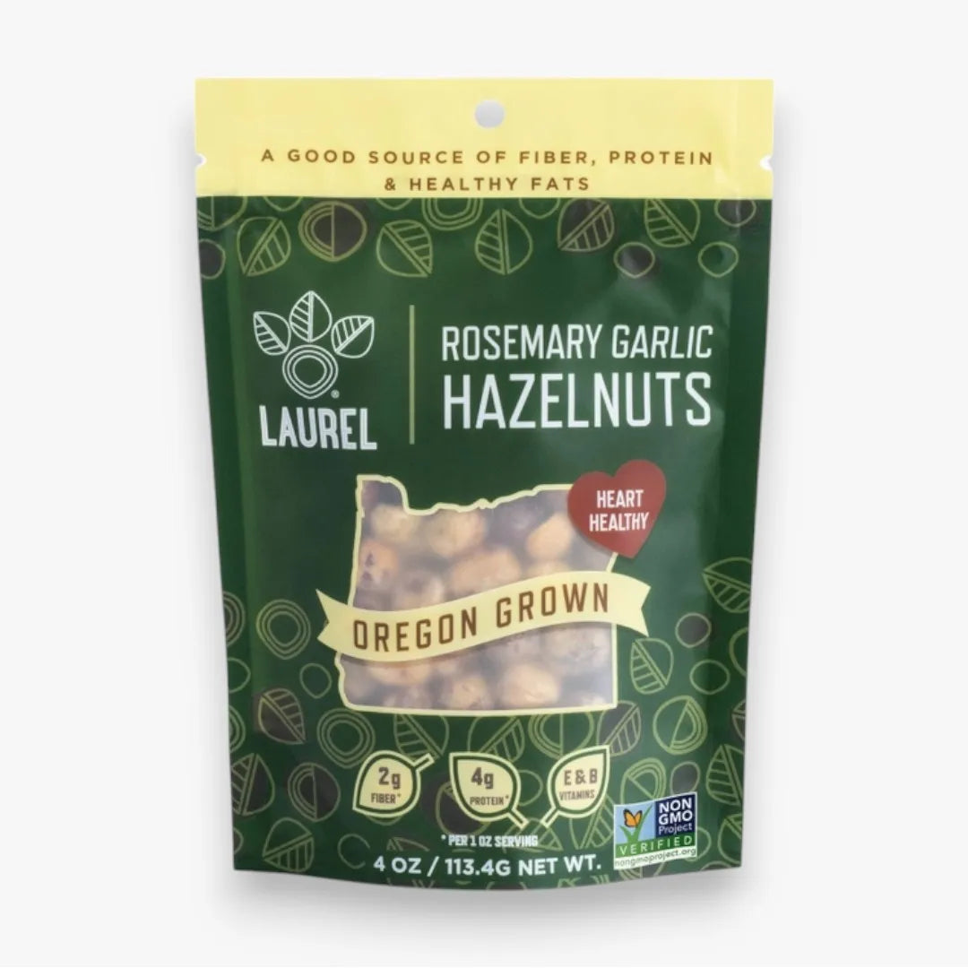 Laurel Foods Hazelnut Kernels, Rosemary Garlic, 4 oz