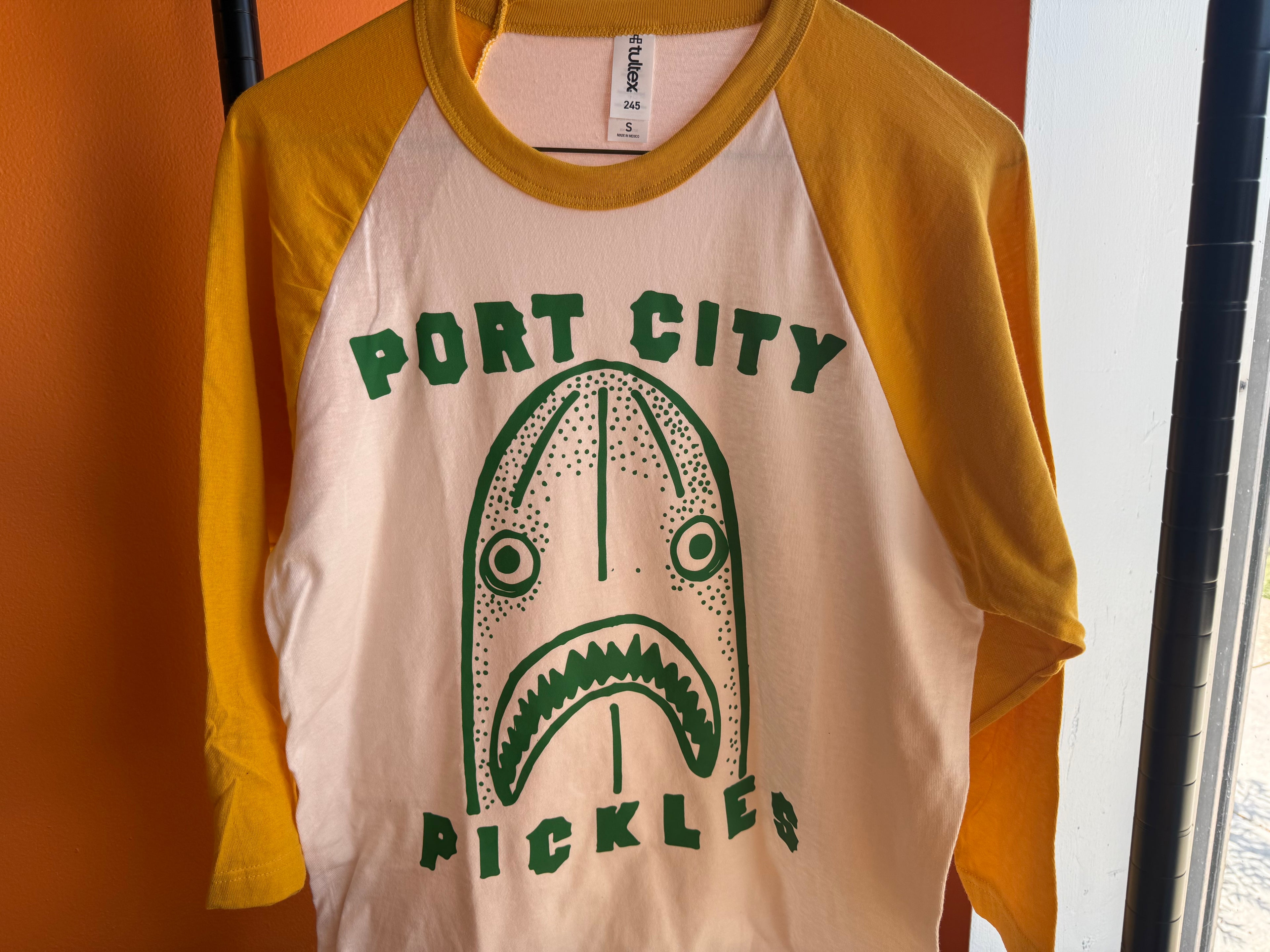 Port City Pickles Baseball Tee