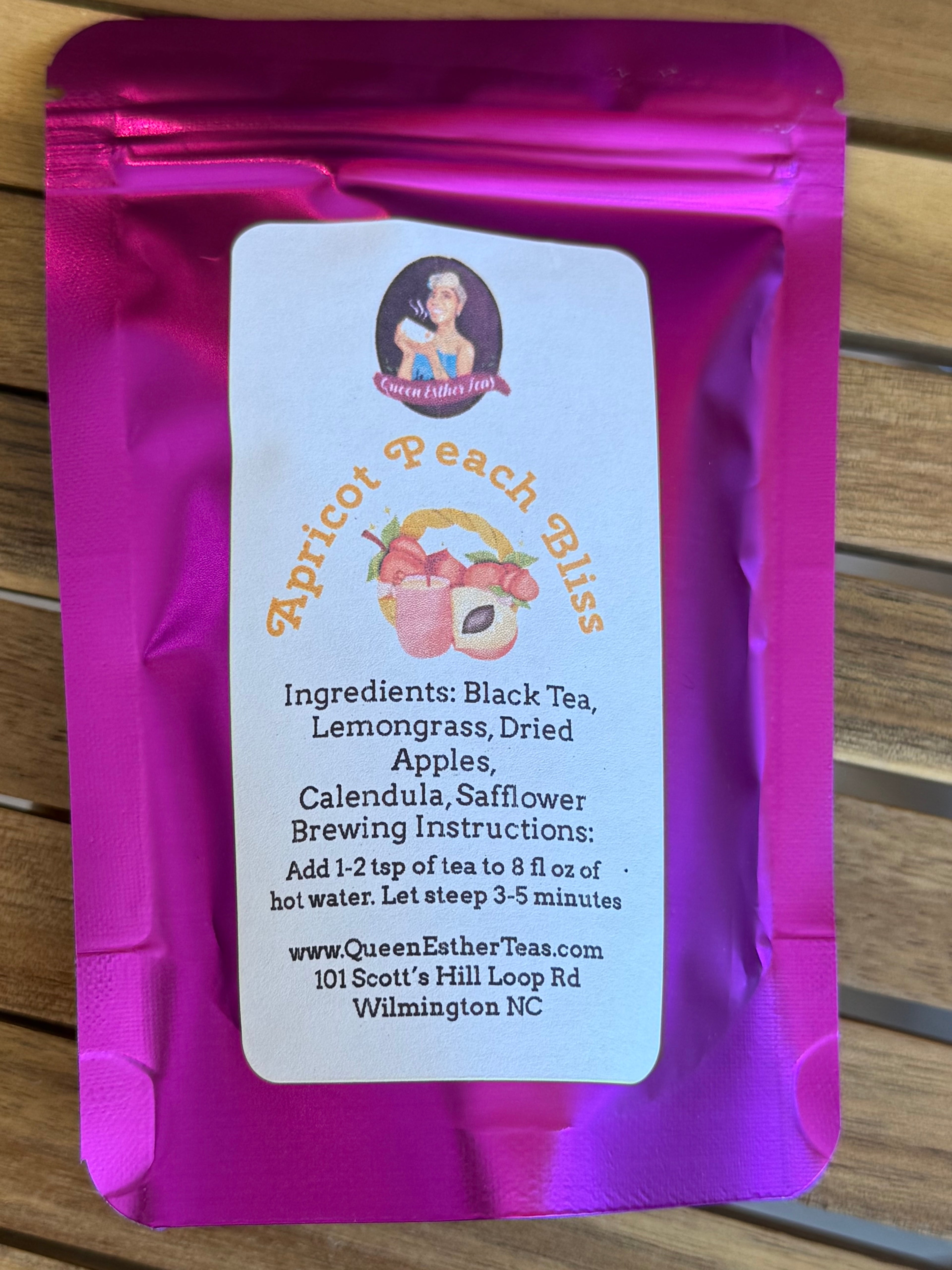 Queen Esther Teas - Apricot Peach Bliss loose leaf tea