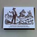 Greeting Card - Blue Barnhouse Behold The Field