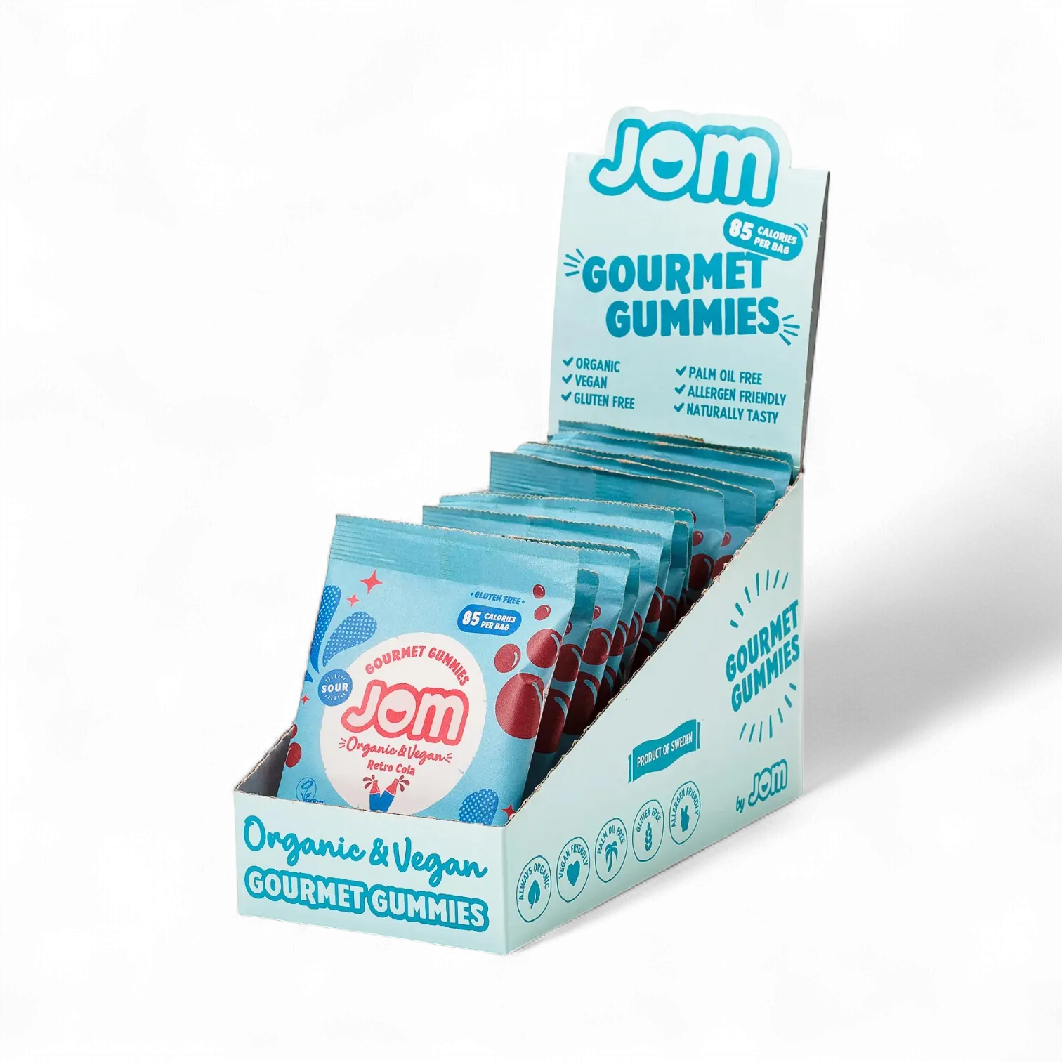 JOM Organic Vegan Sour Cola Gummies