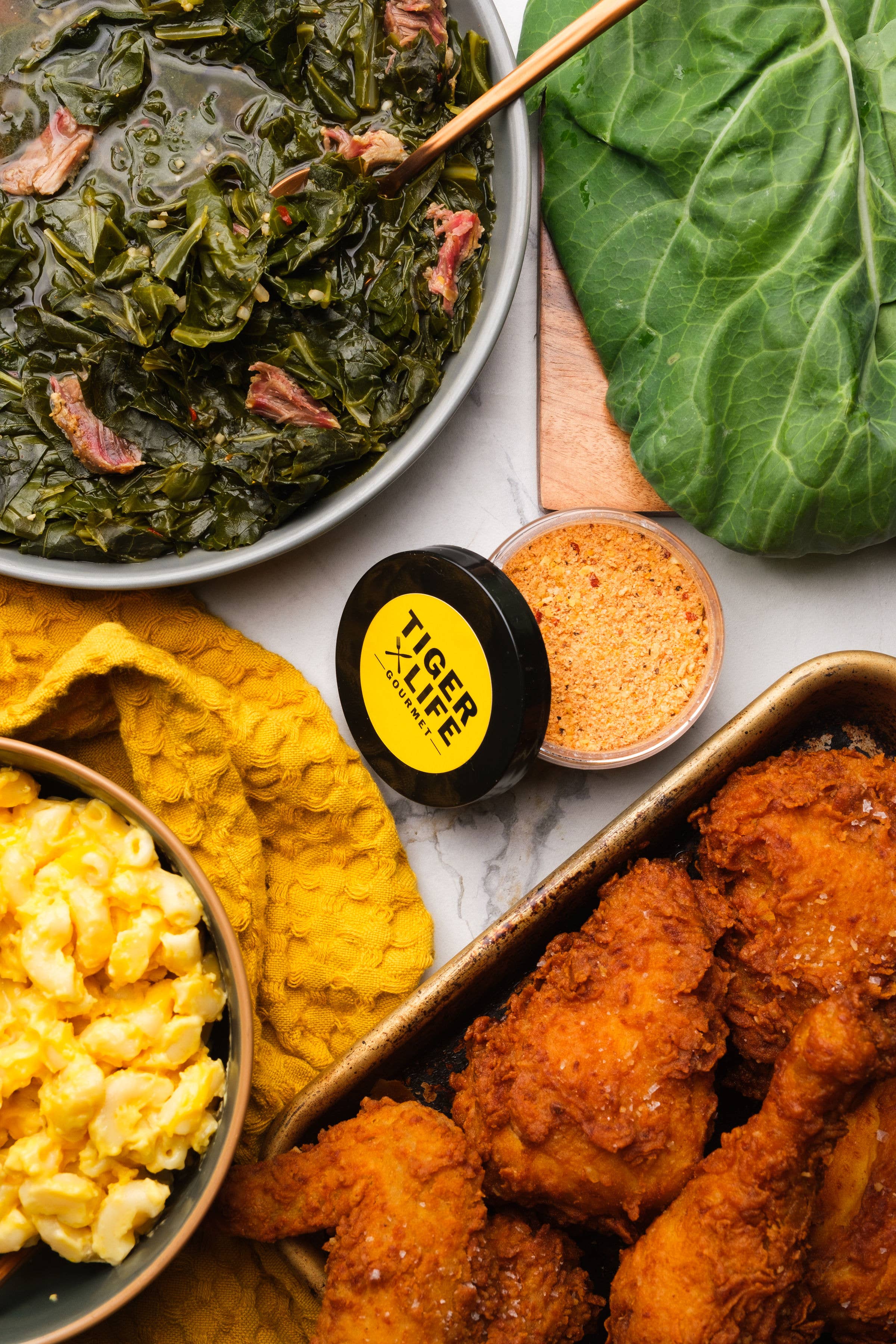 Tiger Life Gourmet Southern Collards: Greens & Vegetable Seasoning