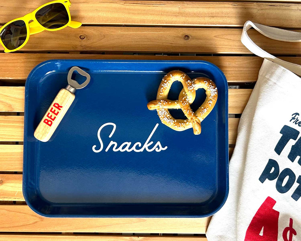 Three Potato Four Large Tray - Snacks (Deli Blue)