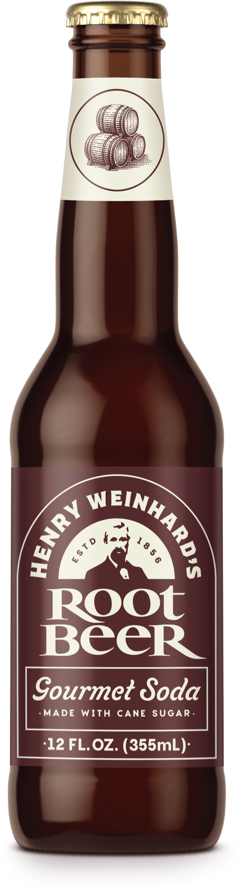 Henry Weinhard Root Beer, 12oz Glass Bottle