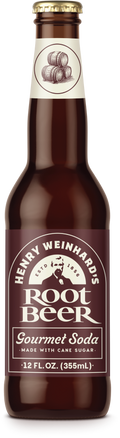 Henry Weinhard Root Beer, 12oz Glass Bottle