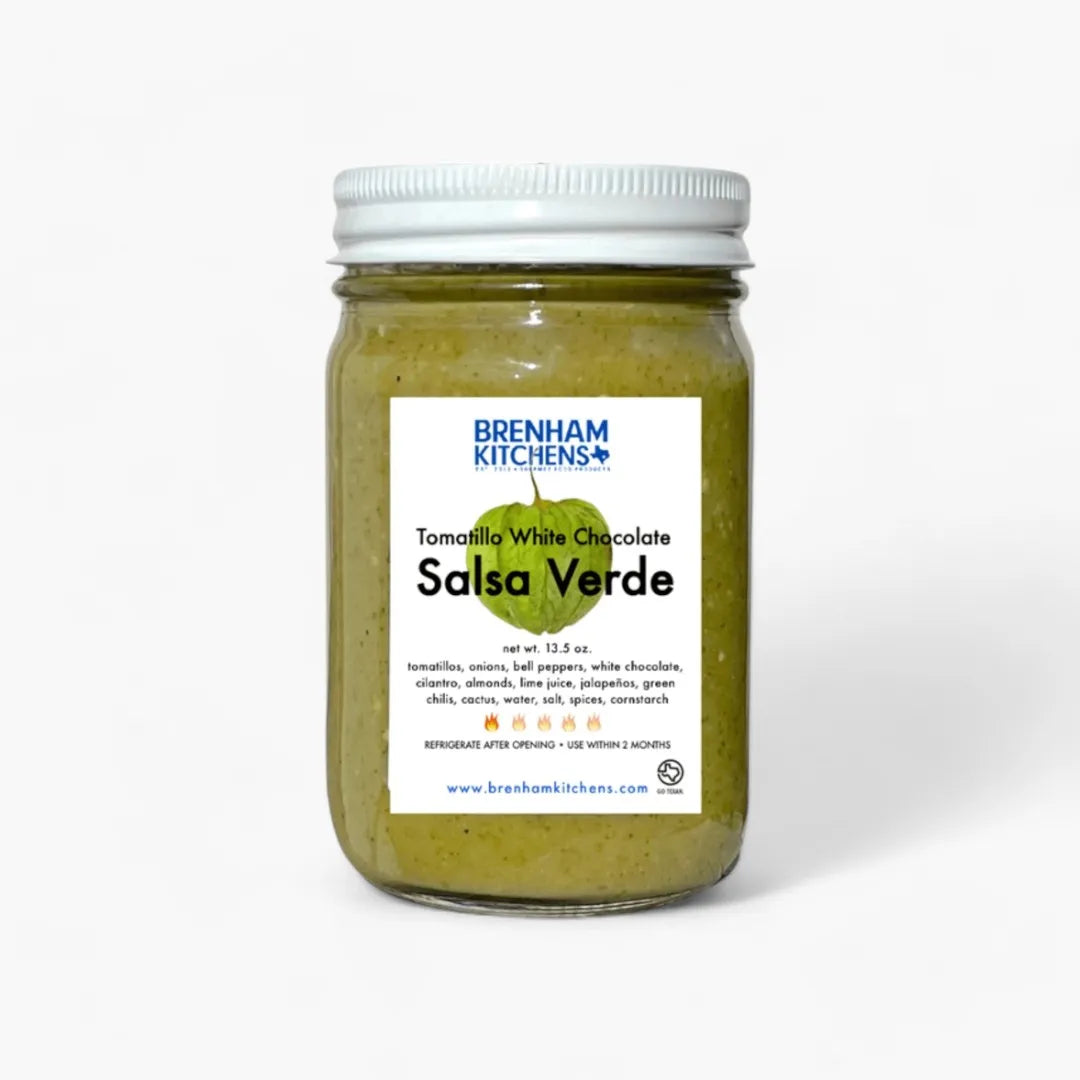 Brenham Kitchens of Texas Tomatillo White Chocolate Salsa Verde