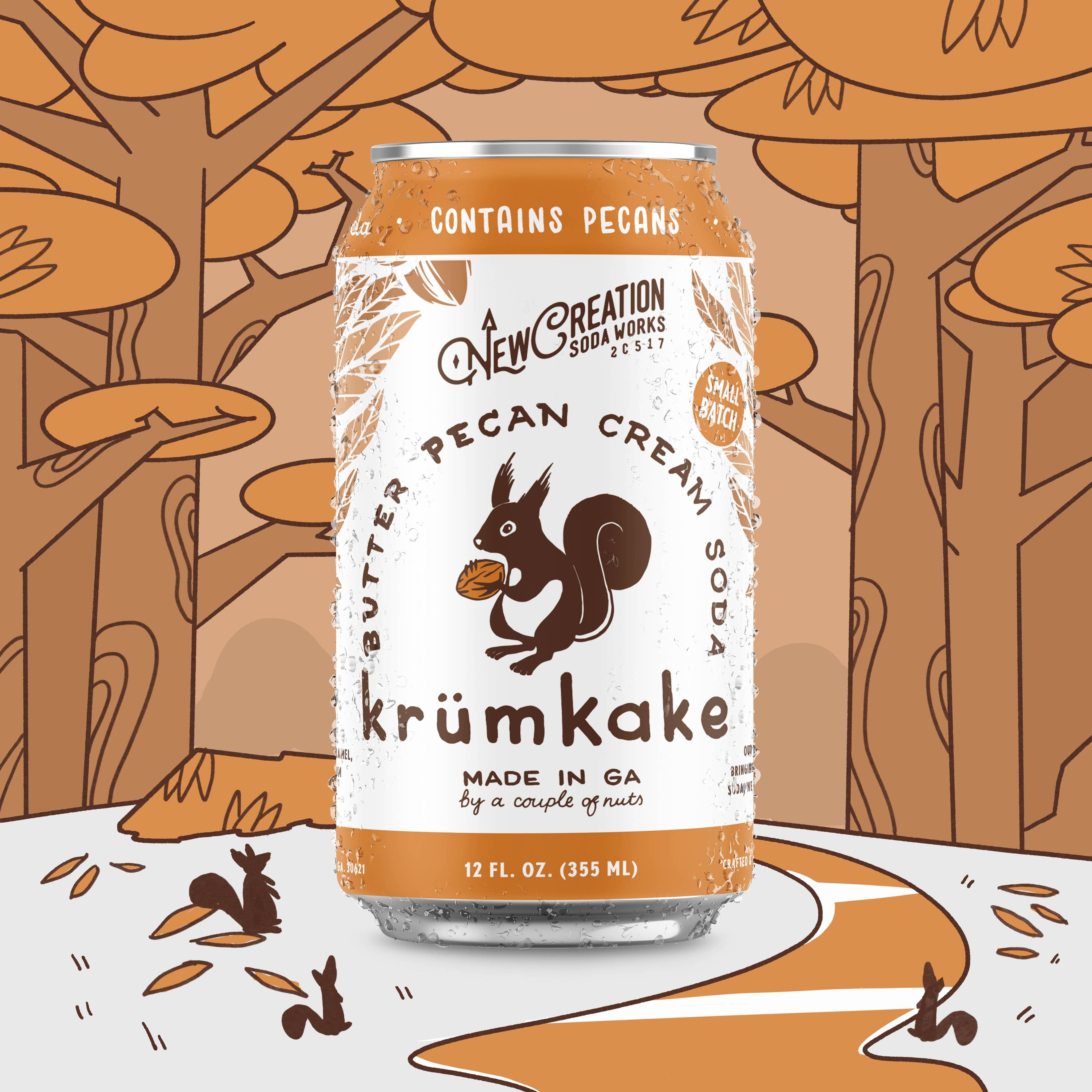 New Creation Krumkake Butter Pecan Cream Soda