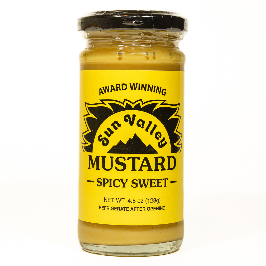 Sun Valley Mustard 4.5 oz Spicy Sweet Mustard