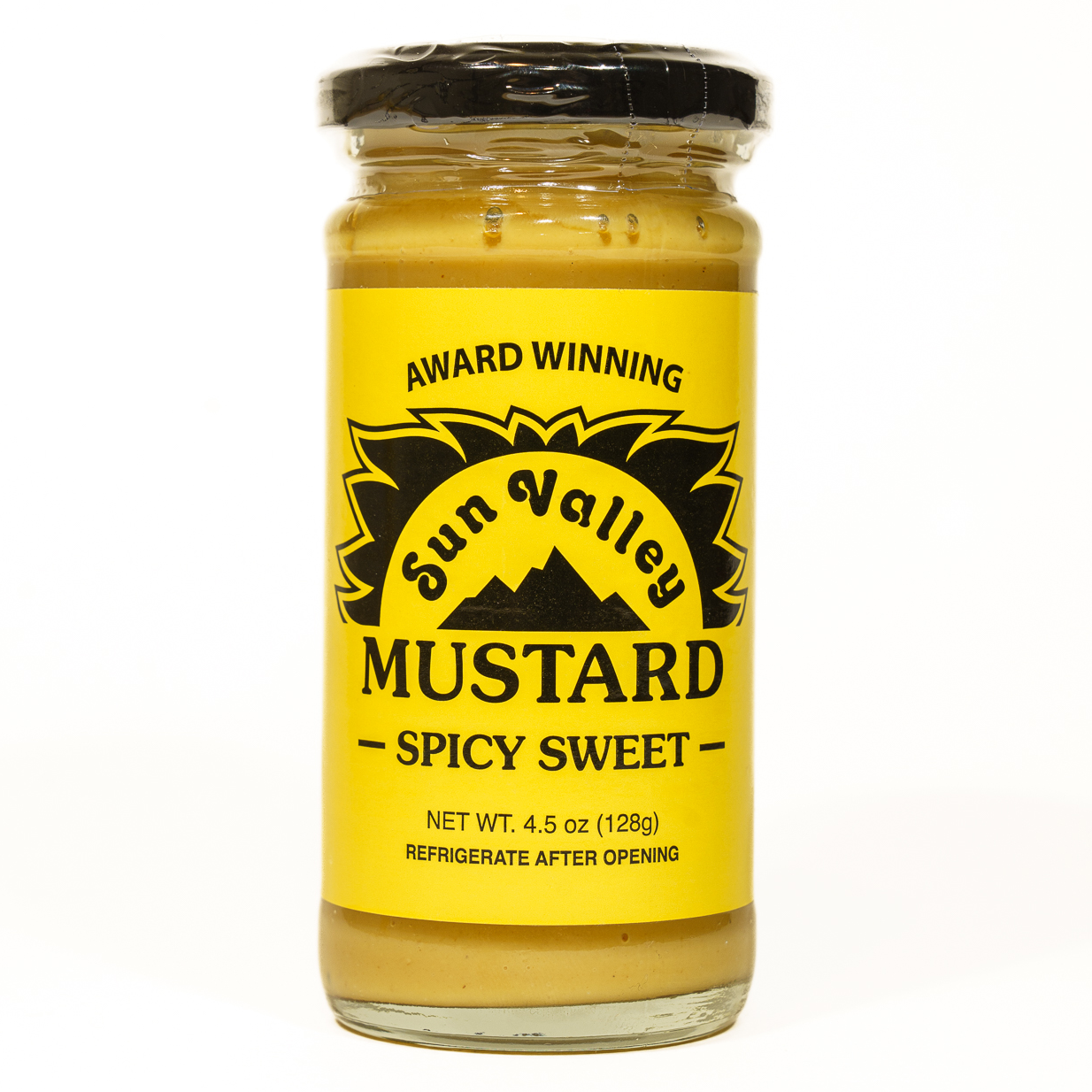 Sun Valley Mustard 4.5 oz Spicy Sweet Mustard